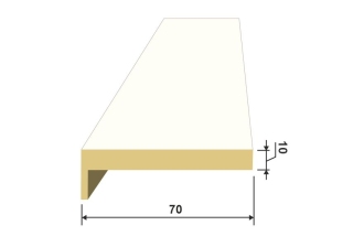 Наличник софт капучино (70мм, 2150мм) Дверь MISTRAL 6B НЕ ДЛЯ ПРИХОДОВАНИЯ !!!