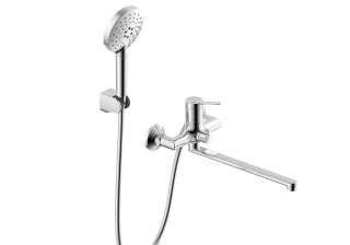 Смеситель универ. LEMARK Минима LM3851C с плоским изливом 350мм хром