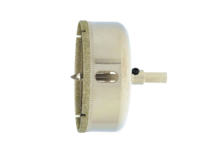 Сверло по стеклу и керамической плитке, 70х55мм., 6 гр.хв-к, с центр.сверлом /72727/ СИБРТЕХ