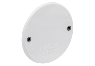 Крышка подрозетника под винт С3А4 d75, белая GUSI ELECTRIC