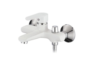 Cмеситель в ванну MIXXUS COLORADO кор.излив 009 EURO d-35 WHITE /MI0045/