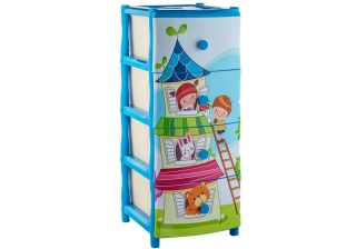 Комод Элластик Детский теремок (40*47*98см) 424405