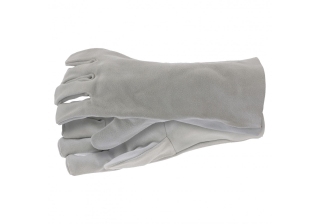 Перчатки спилковые с манжетой для садовых и строительных работ,  размер XL  /67904/  Сибртех