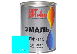 Эмаль ВИТЕКО ПФ-115 бирюза 1.8кг