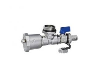 Тройник коллекторный в сборе 1 (автосбросник+кран) М306-4