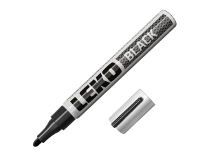 Маркер LEKO с нитроэмалью ЧЕРНЫЙ 4мм 011804/480026