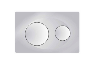 Панель смыва AZARIO хром матовая (круглая) AZ-8200-0010