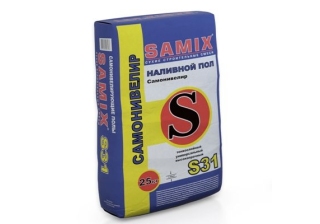 Наливной пол Самонивелир САМИКС S-31  25кг, цементный (под./63шт)