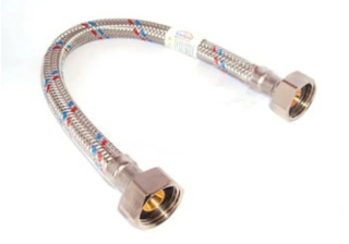 Подводка гибкая 1/2 г/г в силиконовой оплетке, L=0.6м