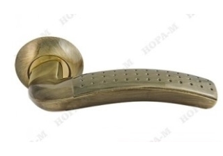Ручка дверная 96 А AL (старая бронза) Нора-М УТ-0014483/15309