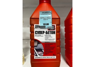Добавка Супербетон для стяжек и теплых полов 1л.