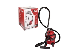 Пылесос строительный №1 VC1300/15-1 (15л,1300Вт, сух/вл. уборка, функция выдува)