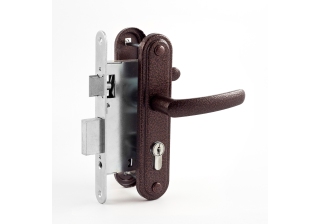 Замок врезной с ручк. 3В4-3.05 (медь) 