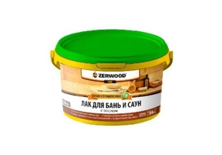 Лак ZERWOOD LBS для бань и саун 0.9кг