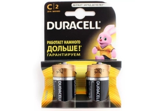 Батарейка DURACELL LR14 алкалиновая бл./2шт.
