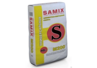 Смесь кладочная цементно-песчаная САМИКС М-200, 25кг  (под-63м.)