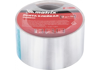 Скотч алюминиевый 50ммх10м  /89071/  Matrix