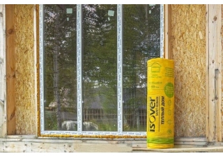 Утеплитель Изовер Рулон Теплый Дом Твин (5490х1220х50мм, 2 слоя)  13,4м.кв., Плотность-11 кг./м.куб