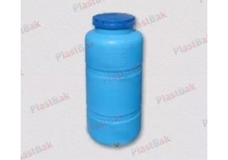 Емкость 100л. овально вертикальная синяя 98*40