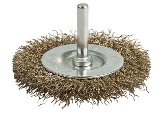 Кордщетка для дрели ПРАКТИКА 75мм радиальная мягкая 032-553