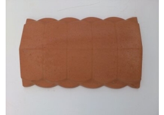 Конек для забора волна 300х485мм., (персиковый 05)