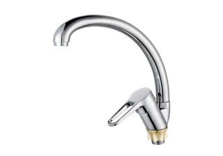 Cмеситель для кухни STEMIX STM 307-011F высокий излив, крепление гайка