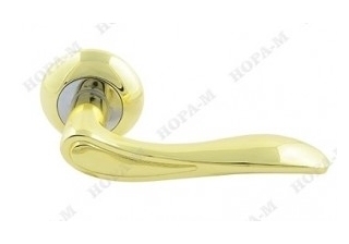 Ручка дверная AL 105 A AL (золото) Нора-М (УТ-0014474/15500)