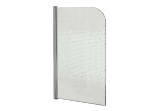 Душевая шторка CW-L1485 стекло 6мм, размер 85*140 см, профиль хром