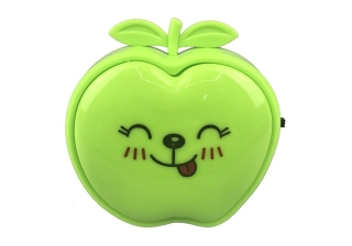 Ночник светодиод с выкл Camelion NL-232 0.5W 75х75x65  Яблоко, 220V пластик