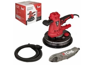 Шлифмашина для стен ручная №1 DMJ1200-SS1 (1200Вт, подсветка,диск 225мм, пылесбор)