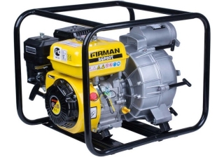 Мотопомпа FIRMAN SGP80T для грязной воды (D-80мм, 6.5л.с., 1300л/мин, бак 3.6л.)