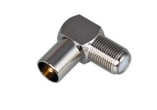 Переход F-гнездо - ТВ-штекер угловой Proconnect  05-4311-4