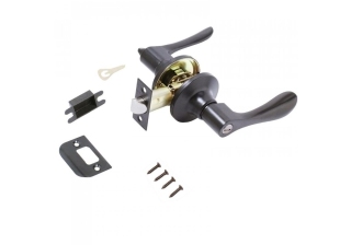 Защелка СТАНДАРТ 8531 BK BL черная фикс 13405