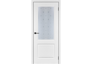 Дверь СК-2 Белый матовый ДО 2000*800 ст. с рис.