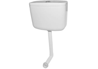 Бачок смывной пластиковый п/м среднерасполож. в комплекте с арматурой УТ-00002795 Киров