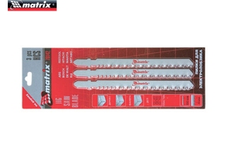 Полотна для электролобзика по дер. 3шт, 90х4мм. HCS, EU-хвост. /78142/