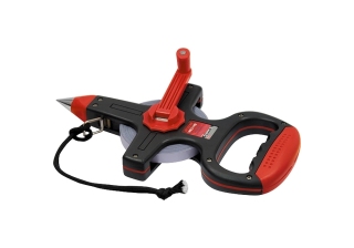 Рулетка геодезическая 30м х 12,5мм металл., откр. корпус /31443/