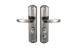 Ручки для китайских дверей KT1-A, Универсальная/Автомат SN (Матовый никель) MSM 0355