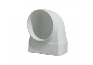 Соединитель угловой плоского канала с круглым 60120 СК100ФП