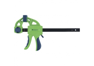 Струбцина F-образная, быстрозажимная 200х70х420мм, пласт.корпус, фиксатор,  /20564/  СИБРТЕХ