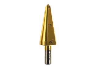 Сверло по металлу конусное ПРАКТИКА 6-20мм TIN 774-504