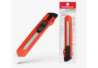 Нож 18мм  канцелярский Erich Krause 