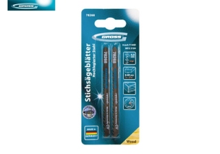 Полотна для электролобзика по дереву, 2шт (3104-T144D) /78268/ GROSS