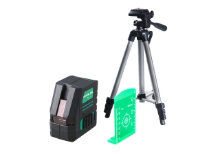 Построитель лазерных плоскостей Fubag Crystal 20G VH Set c зеленым лучом с набором аксессуаров