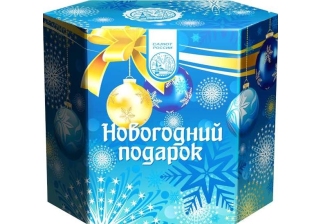 Батарея салютов крупные Новогодний подарок СЛ301013