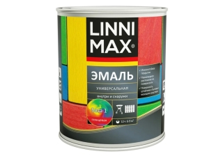 Эмаль алкидная LINNIMAX универсальная белая глянцевая База 1 2.5л.