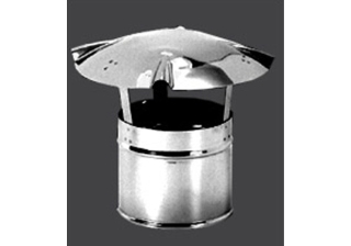 Зонт для дымохода (нерж.) 125