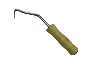 Крючок для вязки арматуры, 210мм., деревянная ручка /84876/  СИБРТЕХ