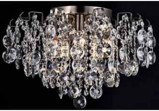 Cветильник LED 30023/5 AB-WT GLASS 15W ПДУ