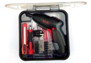 Отвертка акк. P.I.T. PD03P3.6-006 (3.5Нм, 1.3Ач, биты 15шт., пов. рук, USB зарядка, встр. фонарик)